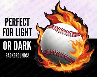 Softball Png Softball on fire png Softball fireball Softball ball in flames Softball Sublimation designs, softball shirt design