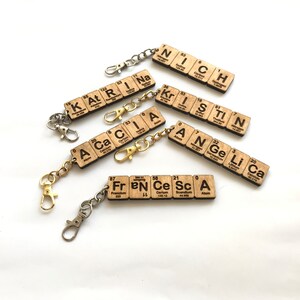 Custom Chemistry Name Keychain Gift, Periodic Table Element Keychain ...
