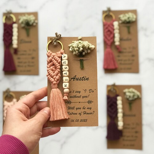 Personalized Gift for Bridesmaid Proposal, Will You Be My Bridesmaid Proposal Gift, Bridesmaid Thank you Gift, Maid of Honor Proposal Gift