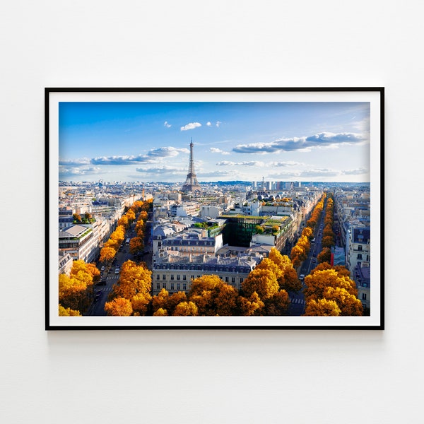 Paris Poster, Paris Photo Art, Paris Travel Print, Eiffel Tower wall art