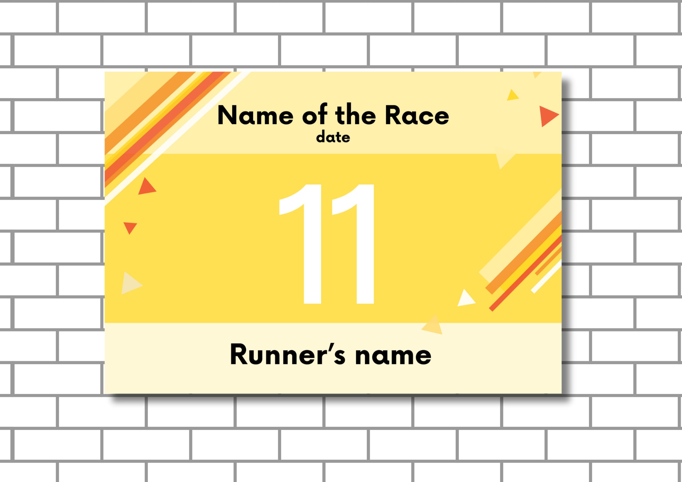 Editable Race Bib Canva Templates Etsy Editable Race Bib Canva Templates Etsy