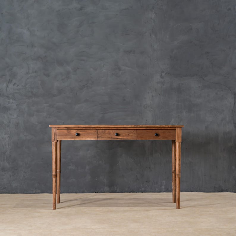 Modarba Table Modern Rustic Reclaimed Teak Console Table - Minimalist Wooden Hallway ...