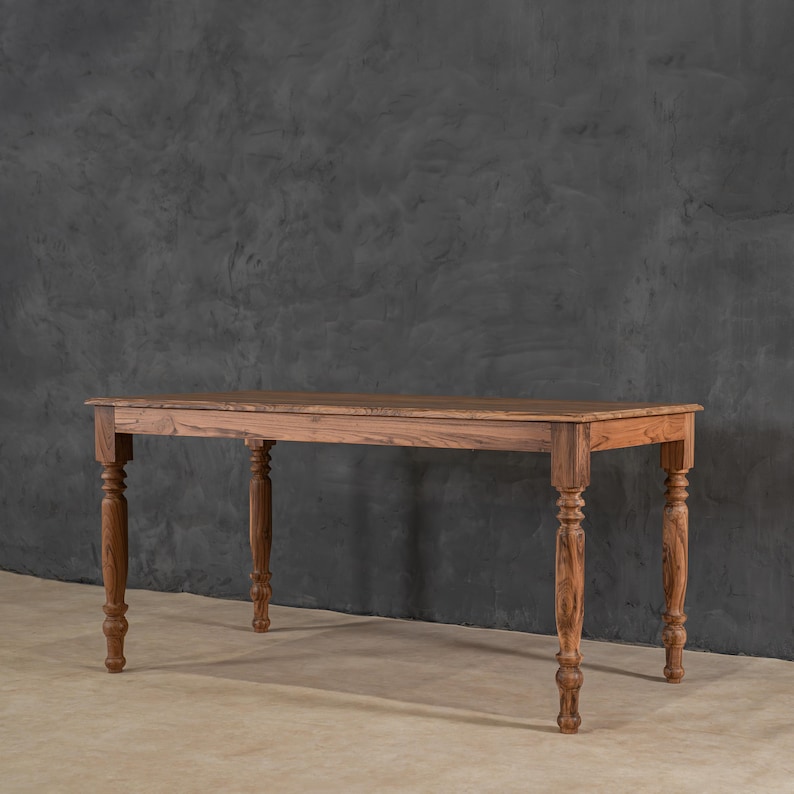 Reclaimed Teak Wood Dining and Kitchen Table With 4–8 Seats and ...