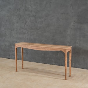 Reclaimed Teak Wood Console Table | Rustic Entryway Furniture