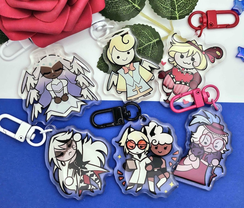 Hazbin Hotel Chibi Mini Keychains image 5