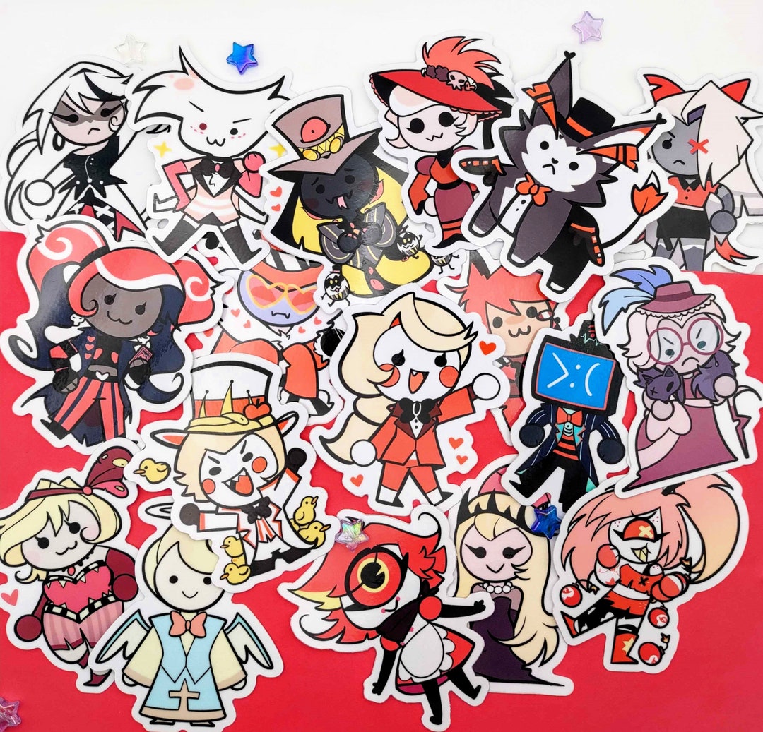Hazbin Hotel Vinyl Stickers - Etsy