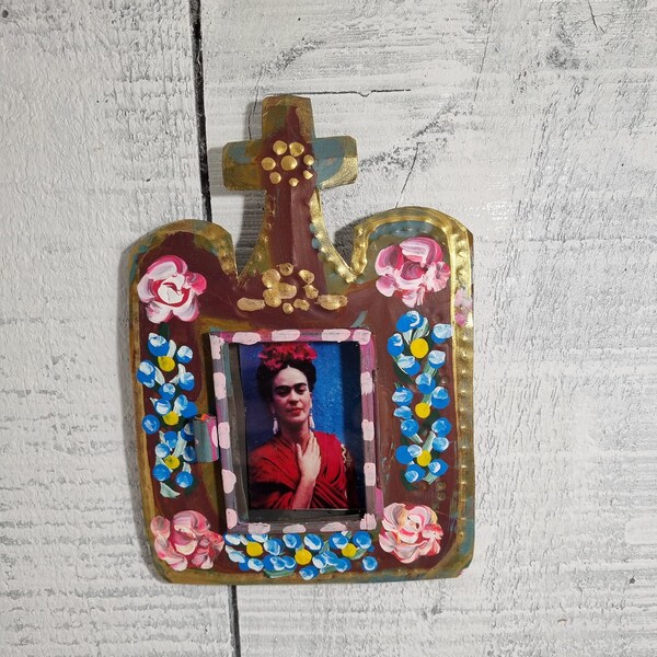 Niche Murale Frida du Mexique ex voto