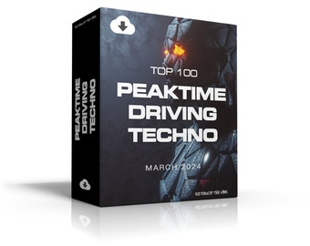 Peaktime Driving Techno Top 100 Tracks From March 2024 [MP3 Format 320kbps] Dj Friendly | Digital Download