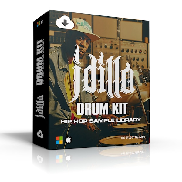 Kit de batterie J Dilla | 4000 échantillons de hip-hop | Téléchargement numérique