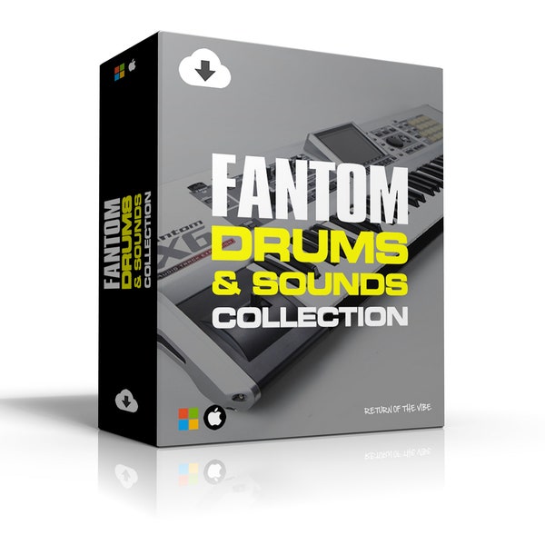 Roland Fantom Drums & Sounds | 2500 Sounds in WAV format (Reason, Logic, MPC)  | Digital Download