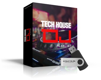 Tech House DJ Playlist | MP3 Format 320kbps | 1000+ Full-Length Tracks | Ideal for DJs | USB