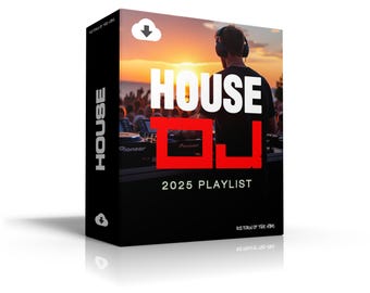House Music 2025 DJ Playlist [MP3 Format 320kbps] 300+ Full-Length Tracks | Ideal for DJs | Digital Download
