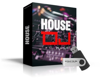 House Music DJ Playlist [MP3 Format 320kbps] 1700+ Full-Length Tracks | Ideal for DJs | USB