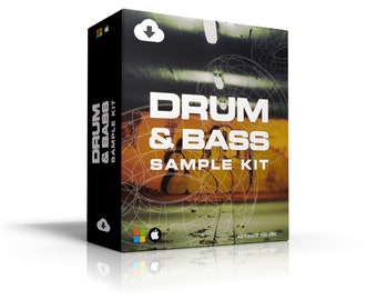 Drum & Bass Sample Kit | 1600+ Sounds in WAV format (Reason, Logic, MPC)  | Digital Download