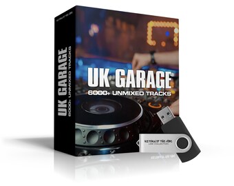 UK Garage & 2 Step Tracks | MP3 format | 6000+ Classic Tunes Ideal for DJ's | USB