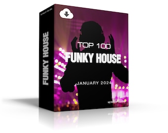 Funky House Top 100 January 2024 [MP3 Format 320kbps] 100 Full-Length Tracks | Ideal for DJs | Digital Download