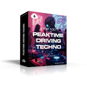 Peaktime Driving Techno Top 100 Tracks From July 2025 [Lossless FLAC 16bit] Dj Friendly | Digital Download