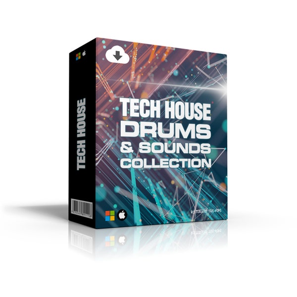 Tech House Drums & Sounds Collection | 2000+ Sounds in WAV format [Reason, Logic, MPC] | Digital Download