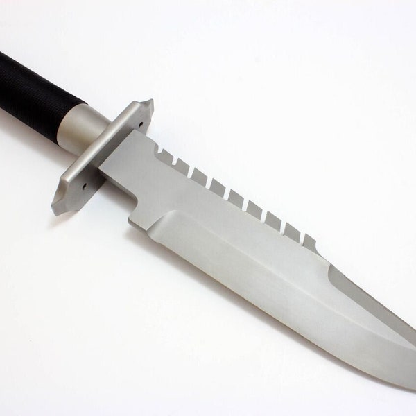 Handmade D2 steel Commando knife Hunting Arnold Survival knife with Sheath