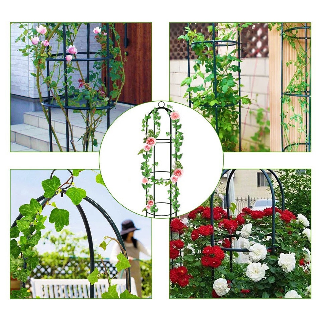 Arche Rose Treillis Avec Bac à Fleurs 86 X 38 X 150 Cm - Bois Épicéa Naturel Jardin Terrasse Balcon Brise-Vue
