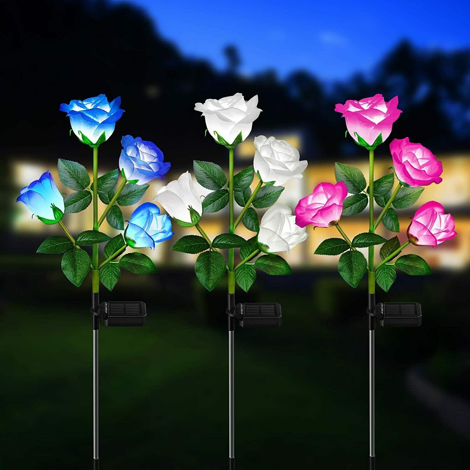 Flower solar light - .de