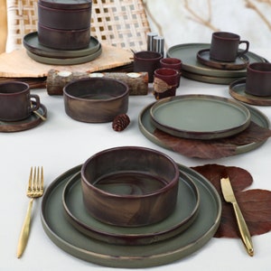 Breakfast Dish Set Etsy