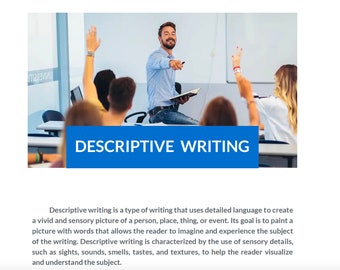 How to Write Descriptive Essays
