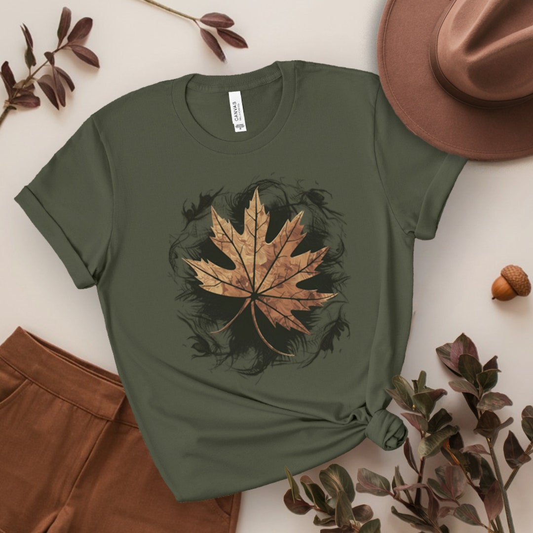 T-shirt with Maple Leaf
