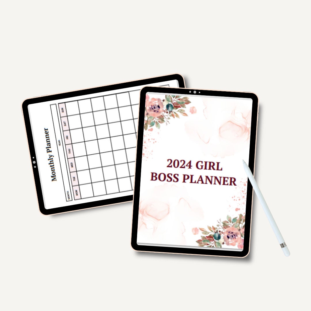 2024 Girl Boss Planner Printable, She Believed She Could so She Did ...
