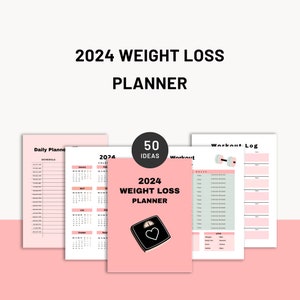 2024 Gewichtsverliestracker: Gewichtsverliesdagboek, Fitnessplanner, Gewichtsverliesplanner | Digitaal iPad-fitnessdagboek Happy Planner GoodNotes