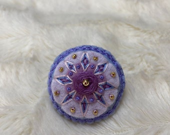 Broche ronde