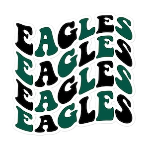 Philly Eagles Philadelphia Bubble-free sticker