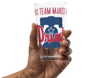 Dieses Team bringt mich dazu Phillies Shaker Pintglas zu trinken
