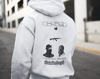 Sweat à capuche Premium Suicideboys - Suicideboys Merch - T-shirt Suicideboys - Sweat à capuche G59 - Ruby Scrim - G59 Merch - Sweat à capuche SB - 666