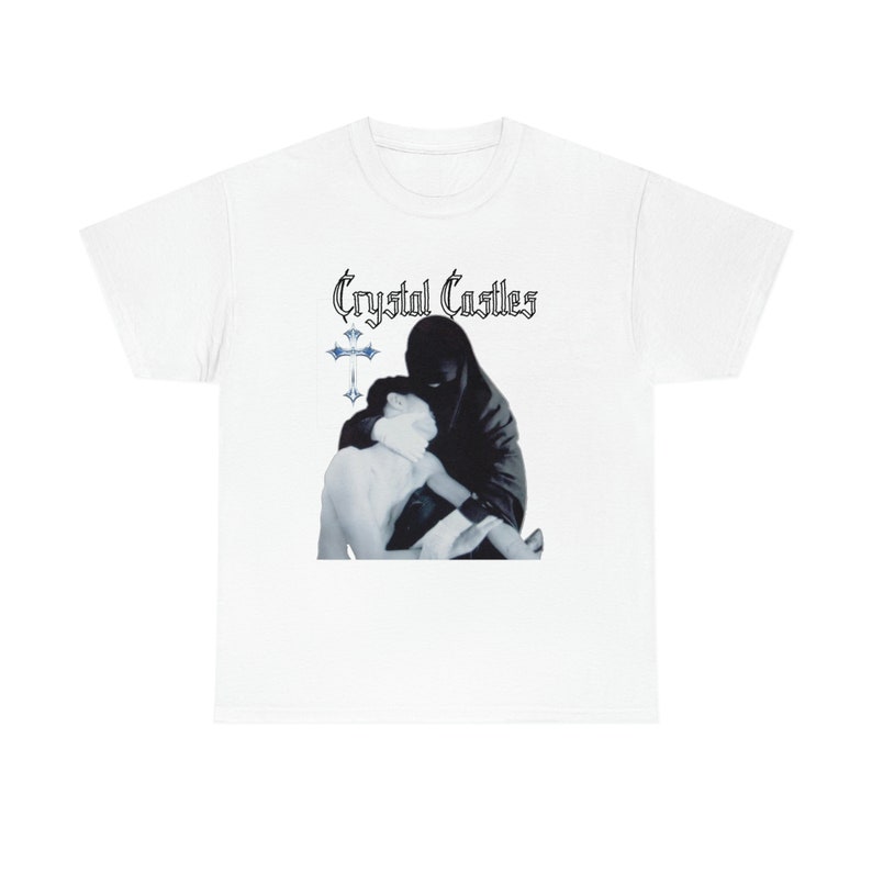 Crystal Castles, camiseta de Crystal Castles, sudadera con capucha de Crystal Castles, camisa gótica Póster de Crystal Catles Alice Glass Shirt imagen 6