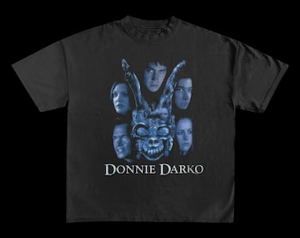 Camiseta de Donnie Darko, Donnie Darko, camiseta de Donnie Darko, camiseta vintage de Donnie Darko, camiseta pirata Y2k, camiseta vintage de gran tamaño