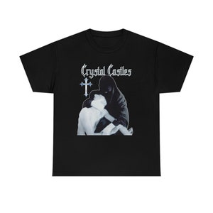 Crystal Castles, camiseta de Crystal Castles, sudadera con capucha de Crystal Castles, camisa gótica Póster de Crystal Catles Alice Glass Shirt imagen 3