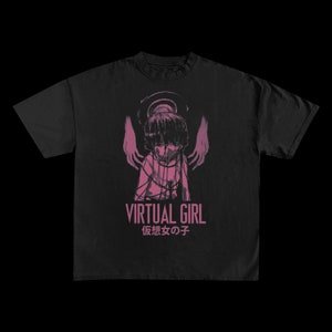 Virtual Girl Lain Tshirt - Serial Experiments of Lain - Lain anime T-shirt - Lain Cybercore Shirt - Lets all love Lain!