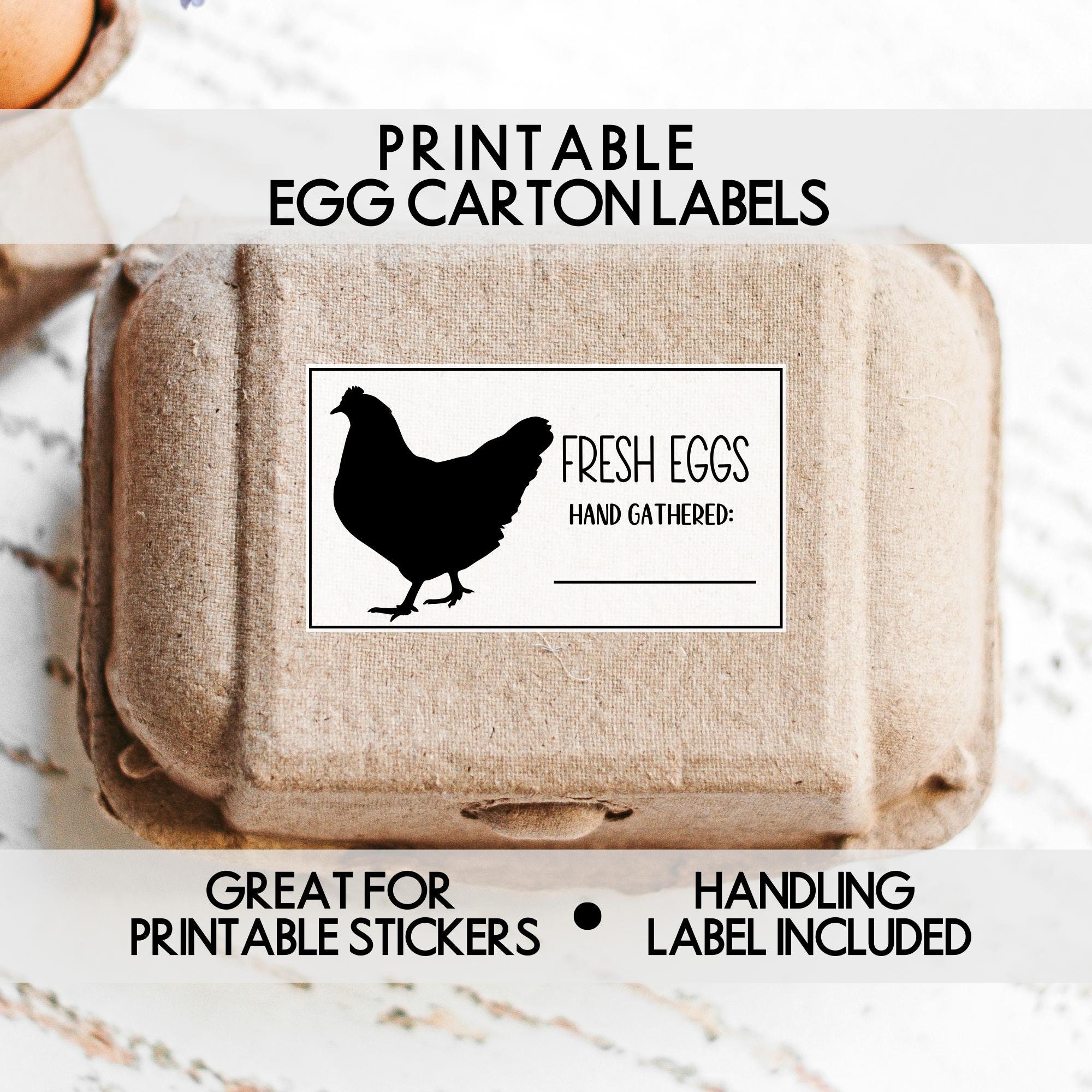 Homestead Farm Logo Egg Carton Stamp Label Farm Fresh Eggs Coop Labels Egg  Date Stickers Stamp Backyard Chickens 