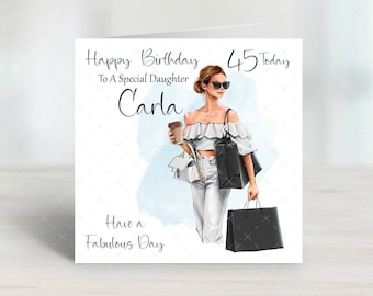Personalised Sister & Auntie Birthday Card | Handmade Sister In Law Birthday Card | Custom Message Card - Foto 13