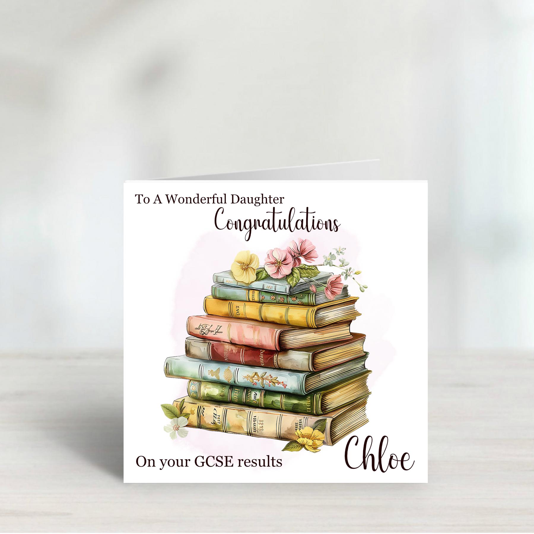 Personalised Exam Results Card: GCSE, A-level Congratulations - Etsy UK