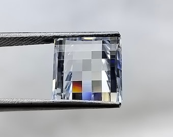 Zirconia Gemstone, square Shape,14.80 Ct. size 11×11 Ring & pendant Stone, Jewellery Making, Loose Gemstone,anniversary gift , birth gift