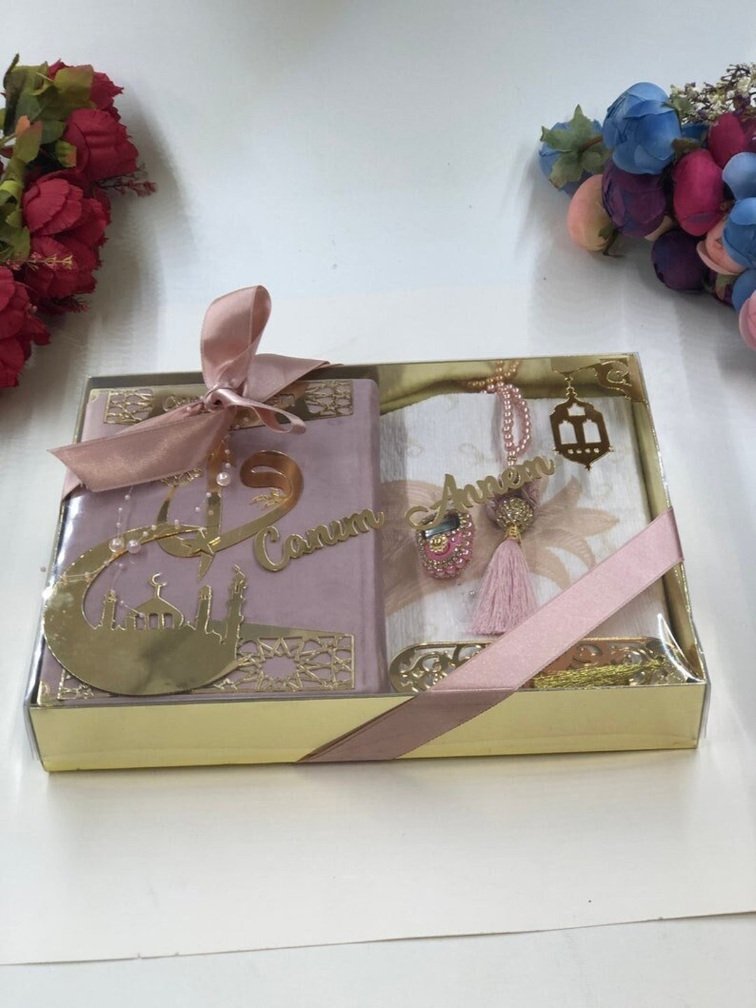 Quran Gift Set Islamic Prayer Set Islamic Gift Set Prayer Etsy