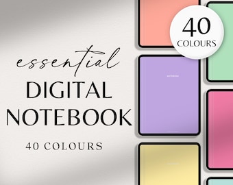 Digital Notebook | GoodNotes Notebook | GoodNotes Templates | iPad Notebook | Notability Notebook | Digital Notes | Hyperlinked Notebook