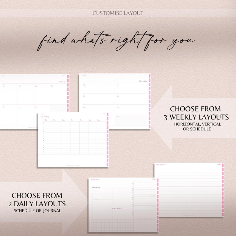 Digital Planner 2026, 2027, 2028, GoodNotes Planner, iPad Calendar, Notability Templates image 8