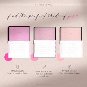 Digital Planner 2026, 2027, 2028, GoodNotes Planner, iPad Calendar, Notability Templates image 3
