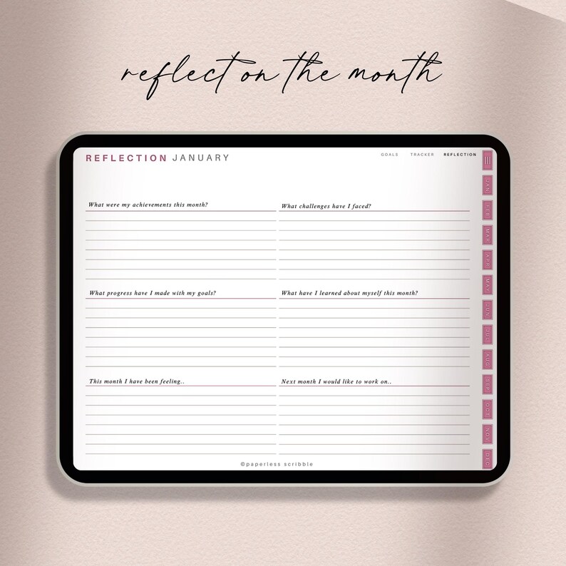 Digital Planner 2026, 2027, 2028, GoodNotes Planner, iPad Calendar, Notability Templates image 6