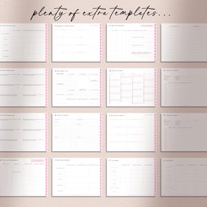 Digital Planner 2026, 2027, 2028, GoodNotes Planner, iPad Calendar, Notability Templates image 11