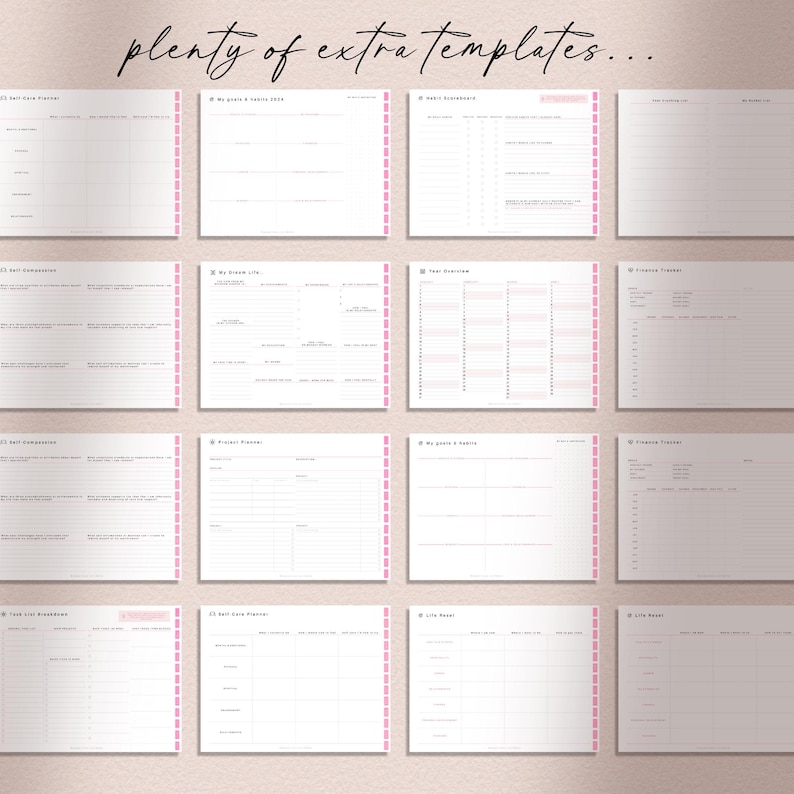 Digital Planner 2026, 2027, 2028, GoodNotes Planner, iPad Calendar, Notability Templates image 11