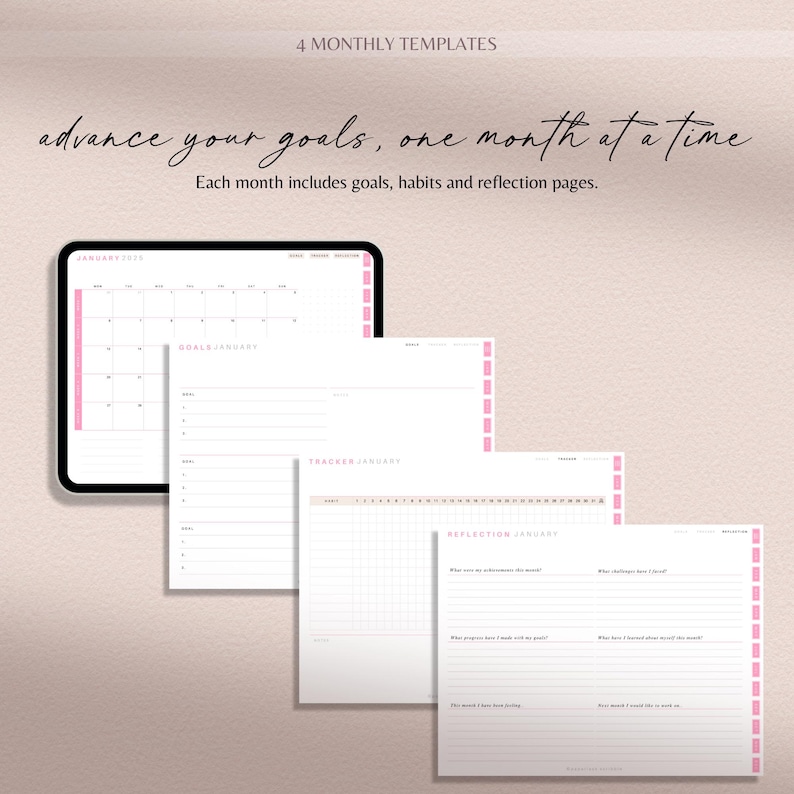 Digital Planner 2026, 2027, 2028, GoodNotes Planner, iPad Calendar, Notability Templates image 7